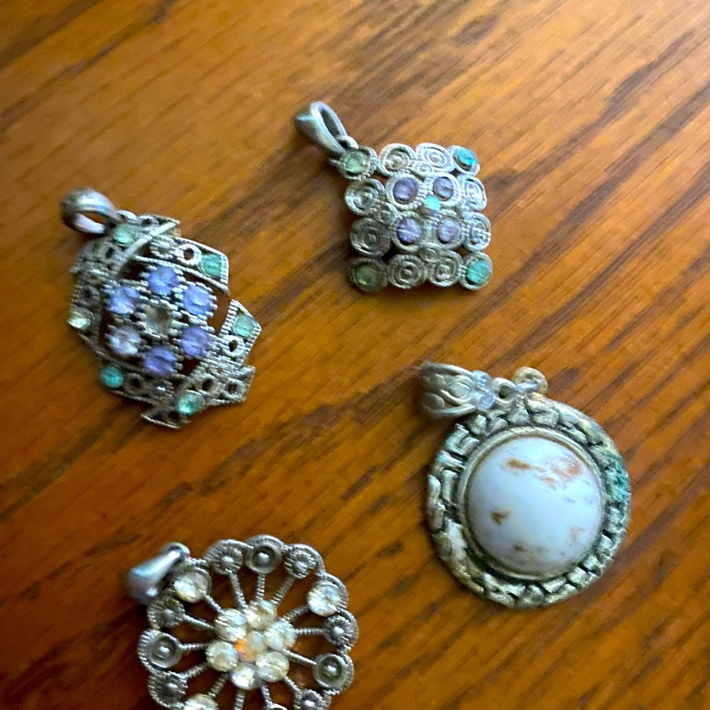 Costume jewelry necklace charms